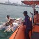 Homeless Man Found Drifting on Homemade Plastic Bottle Raft Off Pattaya Coast