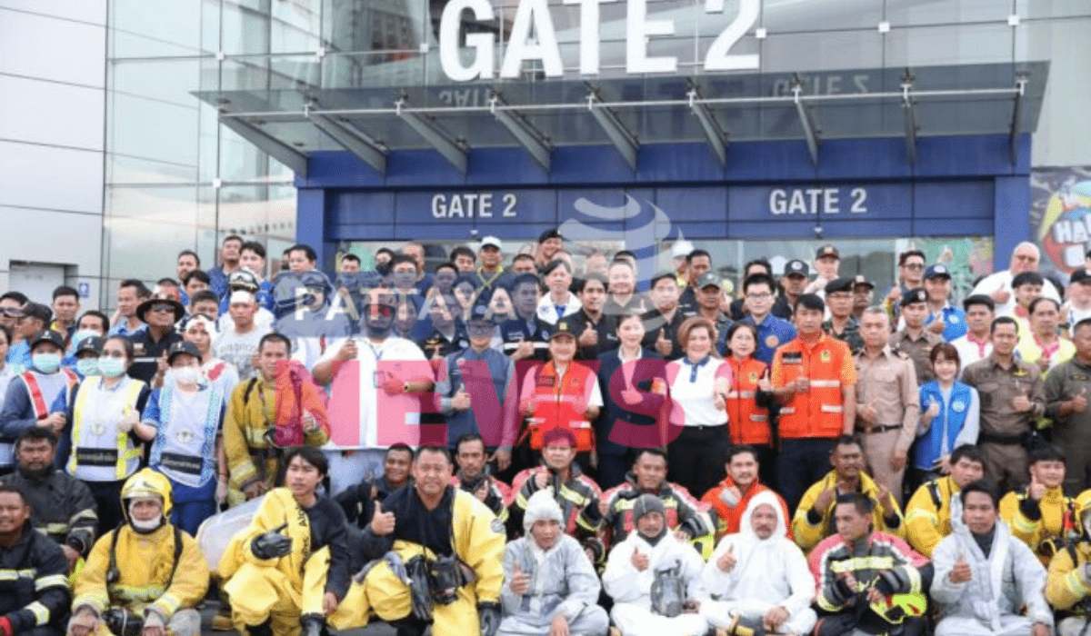 Full-Scale Emergency Exercise Held at Terminal 21 Pattaya