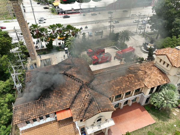 Fire Guts Luxury Clubhouse in Na Jomtien, Reportedly Causing Millions of Baht in Damages