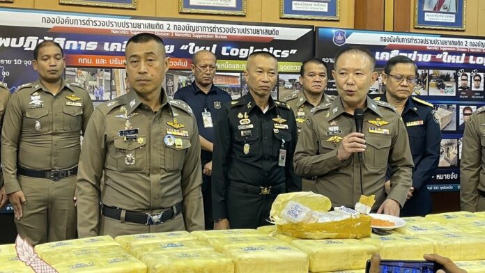 Thai Police Bust Major Drug Network “Mai Logistics,” Seize Over 2 Billion Baht in Assets