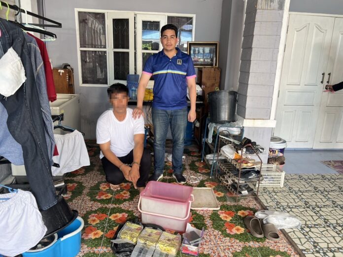 Chonburi police arrest alleged drug dealer, seize gun and 3kg of meth. Stay updated on the latest drug enforcement efforts in Chonburi.