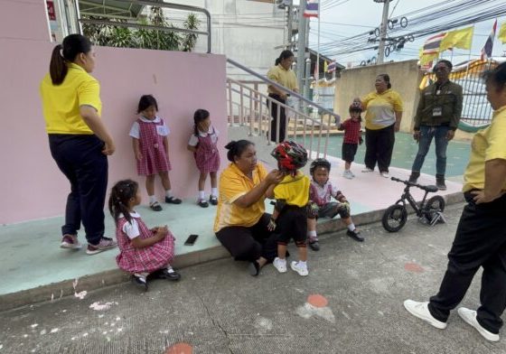 Na Jomtien Municipality Kindergarten Prepares Young Athletes for Provincial Balance Bike Competition